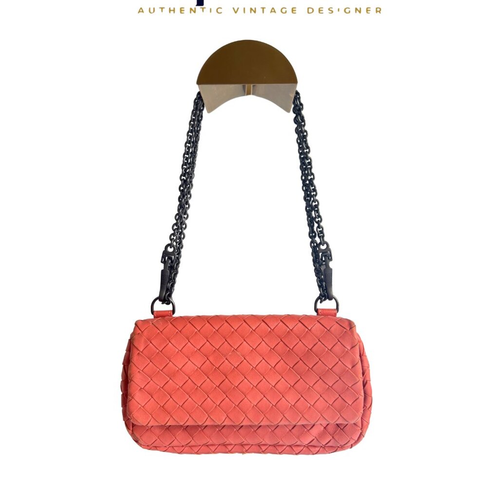 Bottega Veneta Intrecciato Mini Chain Crossbody Bag